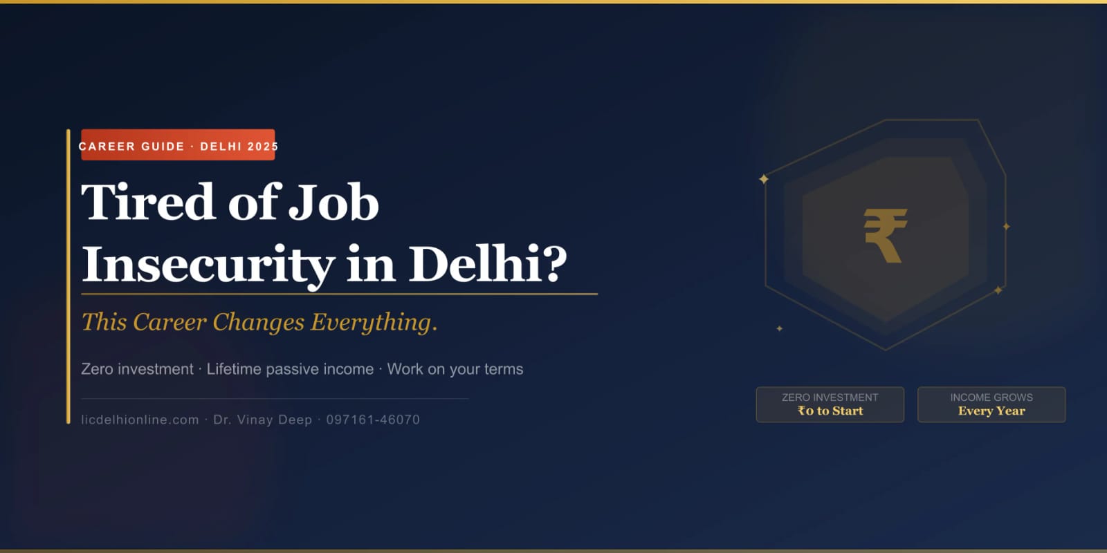 You are currently viewing Tired of Job Insecurity in Delhi? This Career Changes Everything